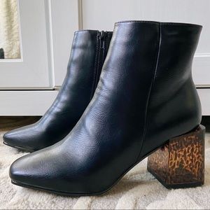 Tortoise Heel Booties